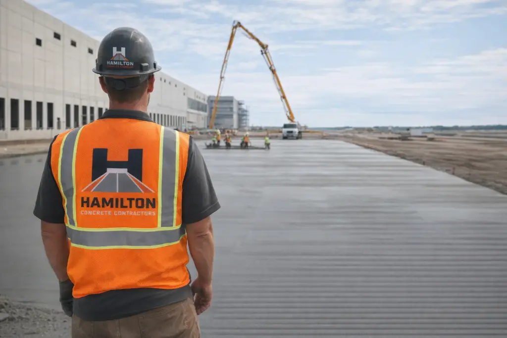 Pod raft foundation prepared for pouring in Hamilton