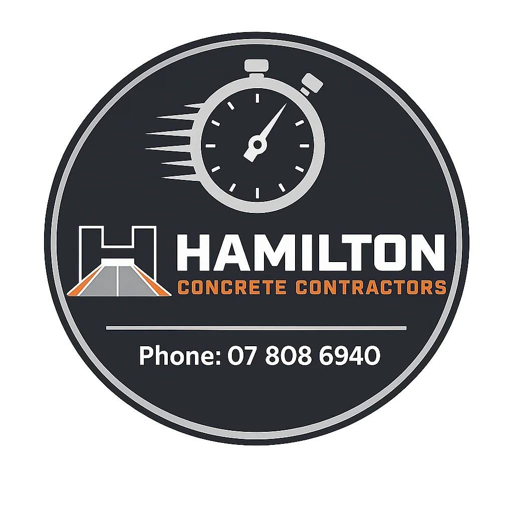 Stamped concrete patio in Hamilton